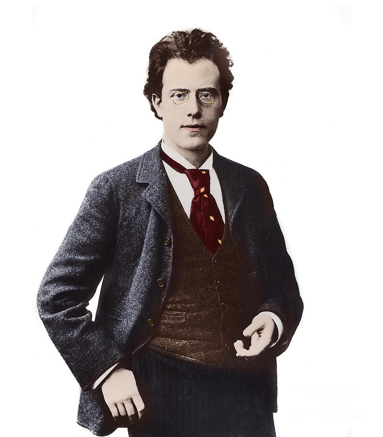 Music Photograph - Portrait Of The Austrian Composer And Conductor Gustav Mahler by Unknown