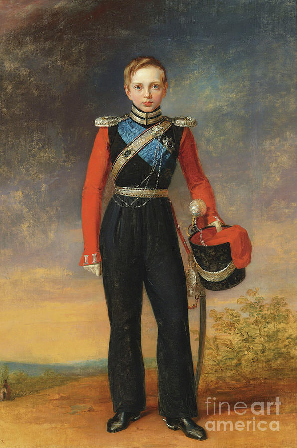 Portrait Of The Crown Prince Alexander Drawing by Heritage Images