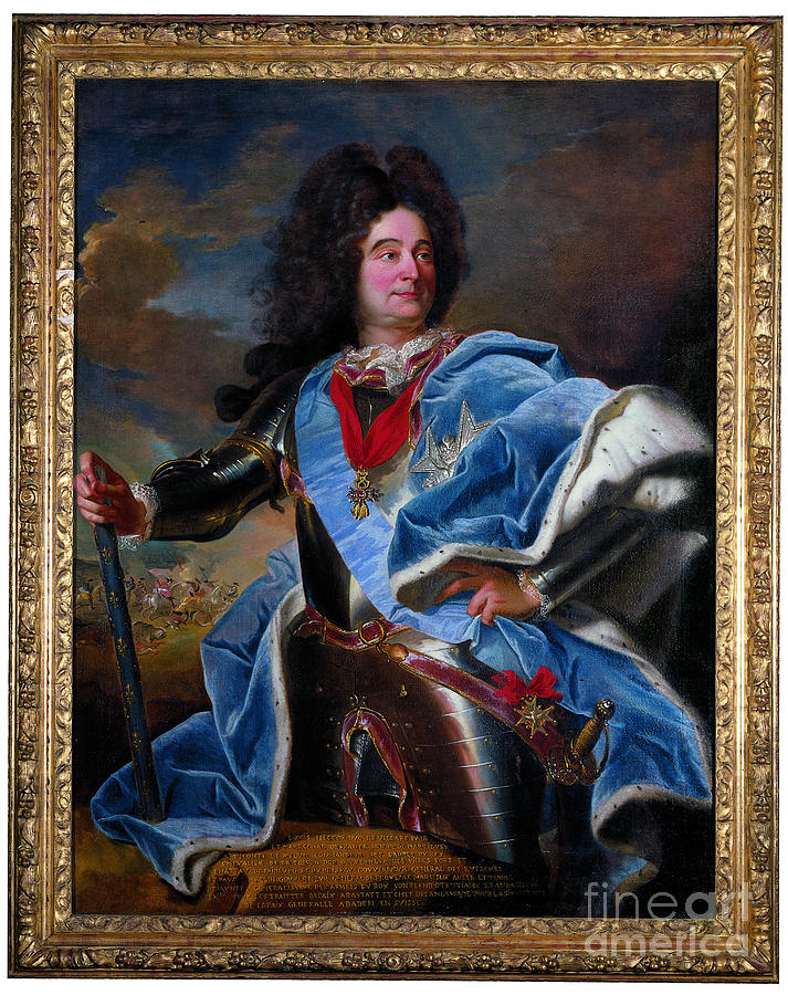 Duke University Painting - Portrait Of The Duc De Villars by Hyacinthe Rigaud