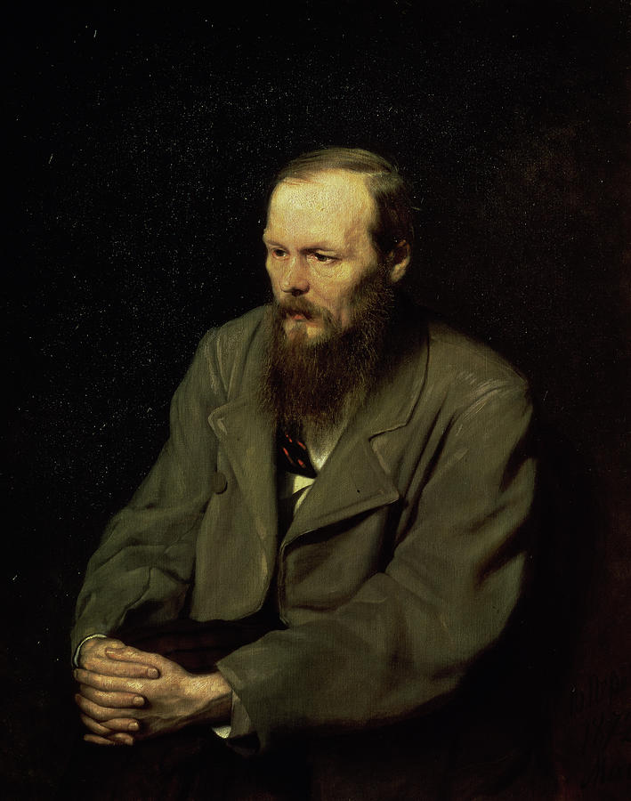 Portrait Of The Fyodor Dostojevsky Drawing by Artist - Vasili Grigorevich Perov Portrait Of The Fyodor Dostojevsky Drawing by Artist - Vasili Grigorevich Perov