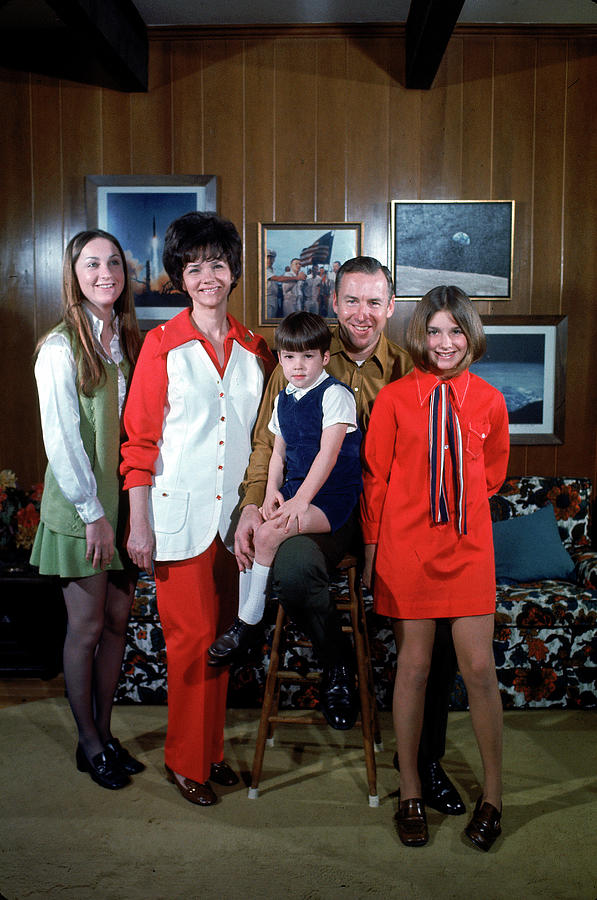 Portrait Of The Lovell Family Photograph by Ralph Morse