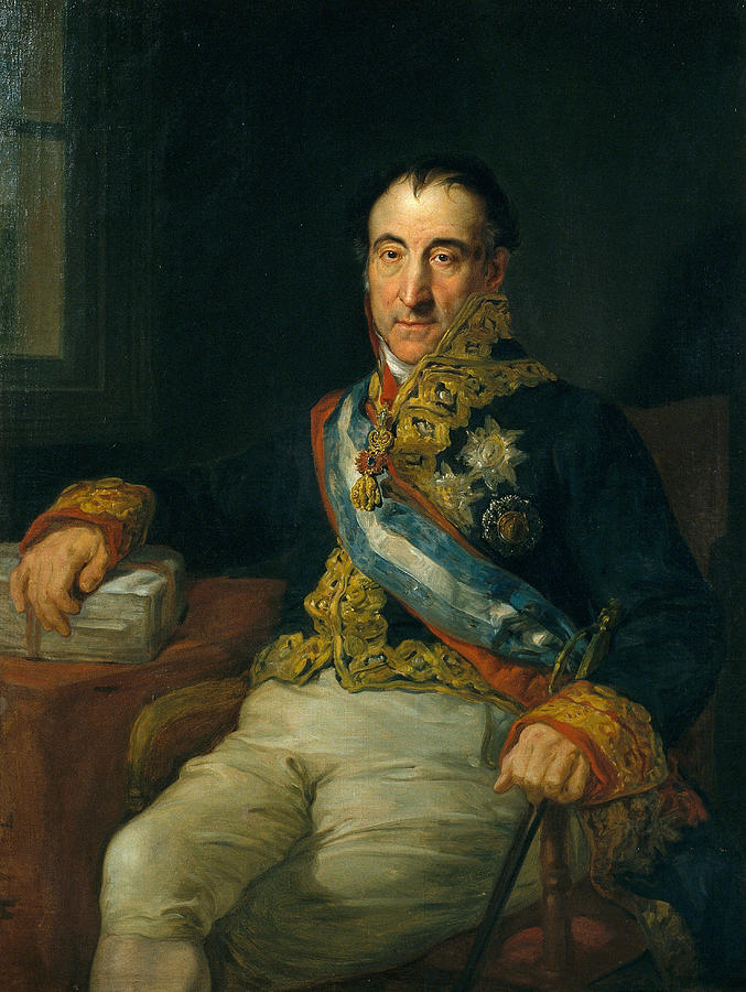 Portrait of the Marquis of Labrador Painting by Vicente Lopez Portana