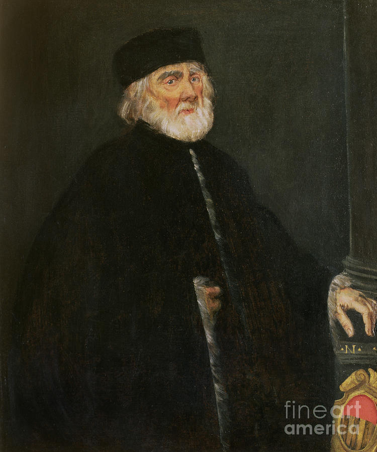 Portrait Of The Procurator Nicolo Priuli Photograph by Jacopo Robusti Tintoretto