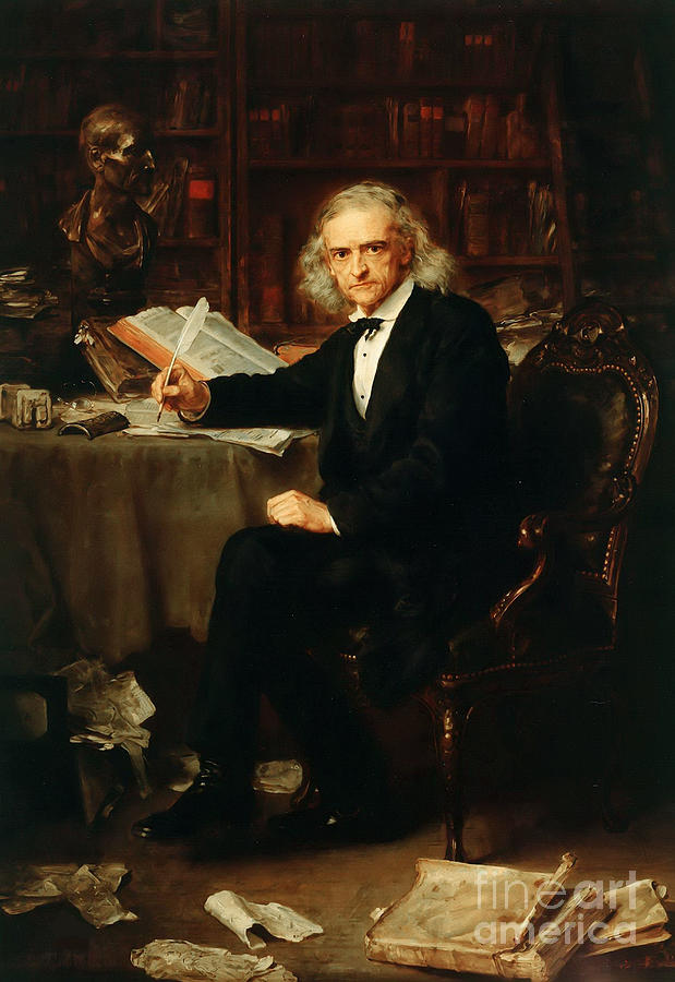 Portrait Of Theodor Mommsen 1817-1903 by Heritage Images