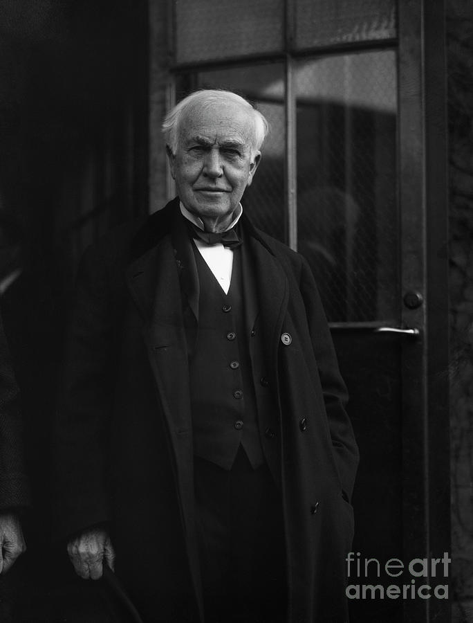 Portrait Of Thomas A. Edison Photograph by Bettmann
