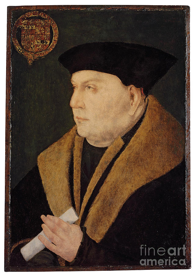 Portrait Of Thomas Cromwell, C.1537 Painting by English School - Fine ...