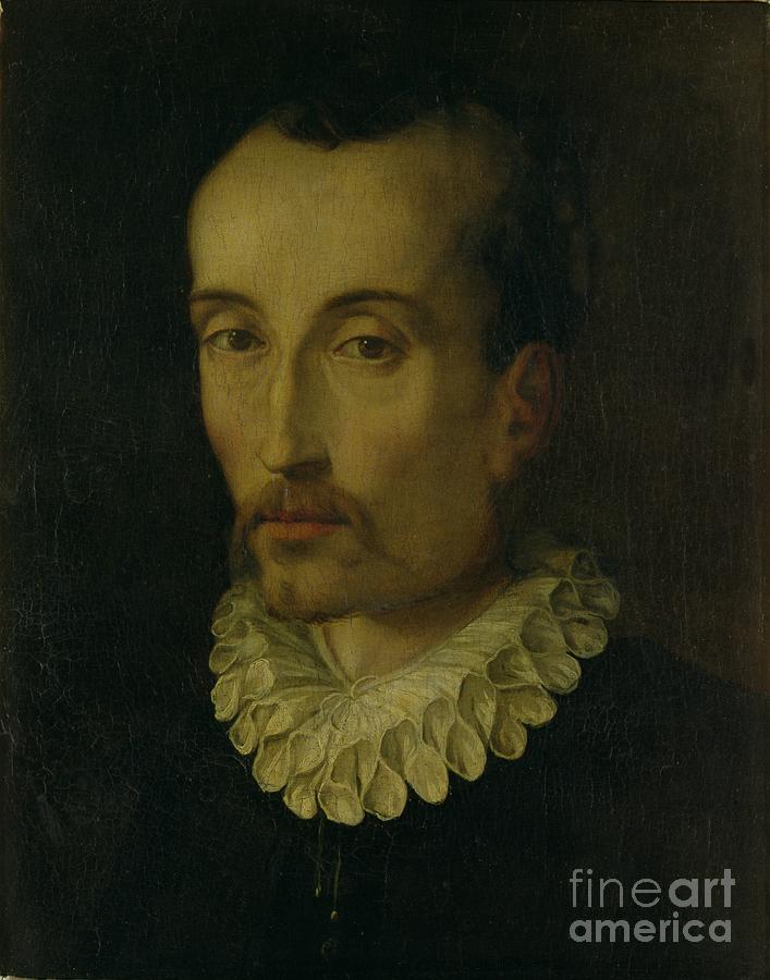 Portrait Of Torquato Tasso, 1585-90 Painting by Alessandro Allori ...