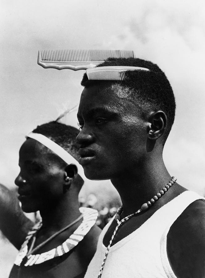 Portrait Of Two African Young Men, New Photograph by Keystone-france