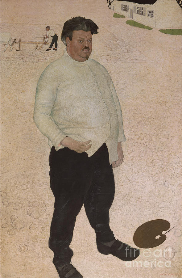 Portrait Of Valerius De Saedeleer, 1914 Painting by Gustave Van De Woestyne