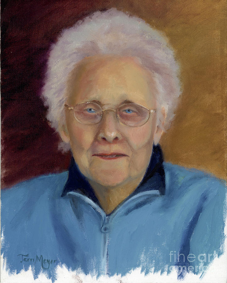 Portrait Of Velma Pifer Painting