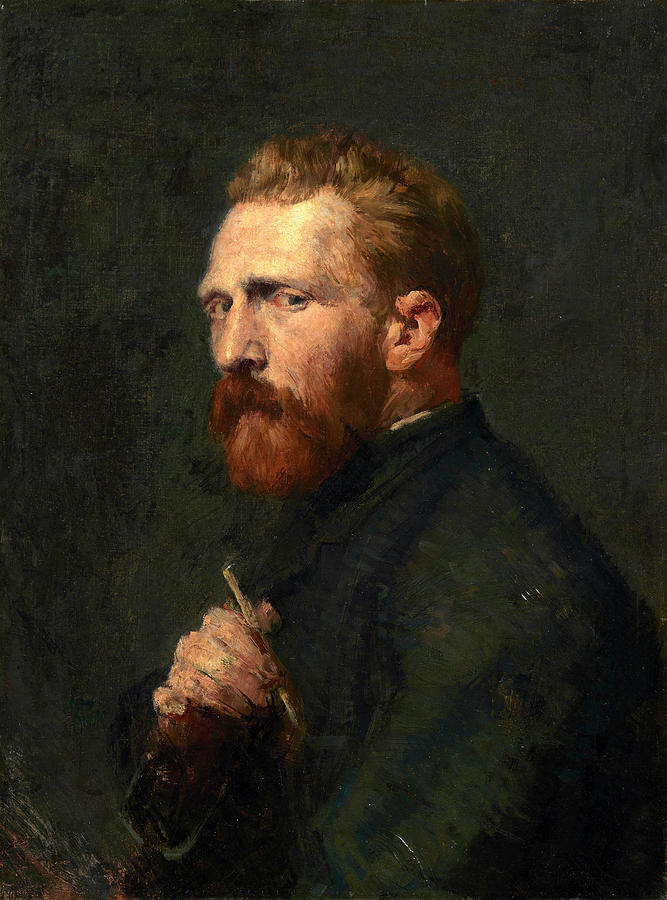 Portrait Of Vincent Van Gogh Painting