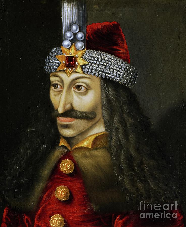 Portrait Of Vlad IIi Of Wallachia, Called Impaler Sighisoara Painting by European School