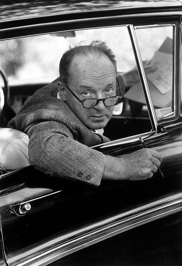 Black And White Photograph - Portrait Of Vladimir Nabokov by Carl Mydans
