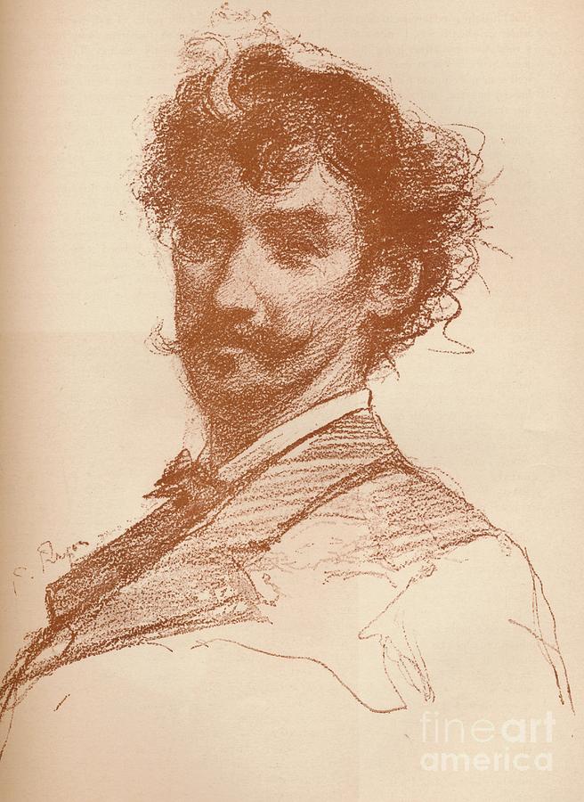 Portrait Of Whistler, 1880 1903-1904 Drawing by Print Collector