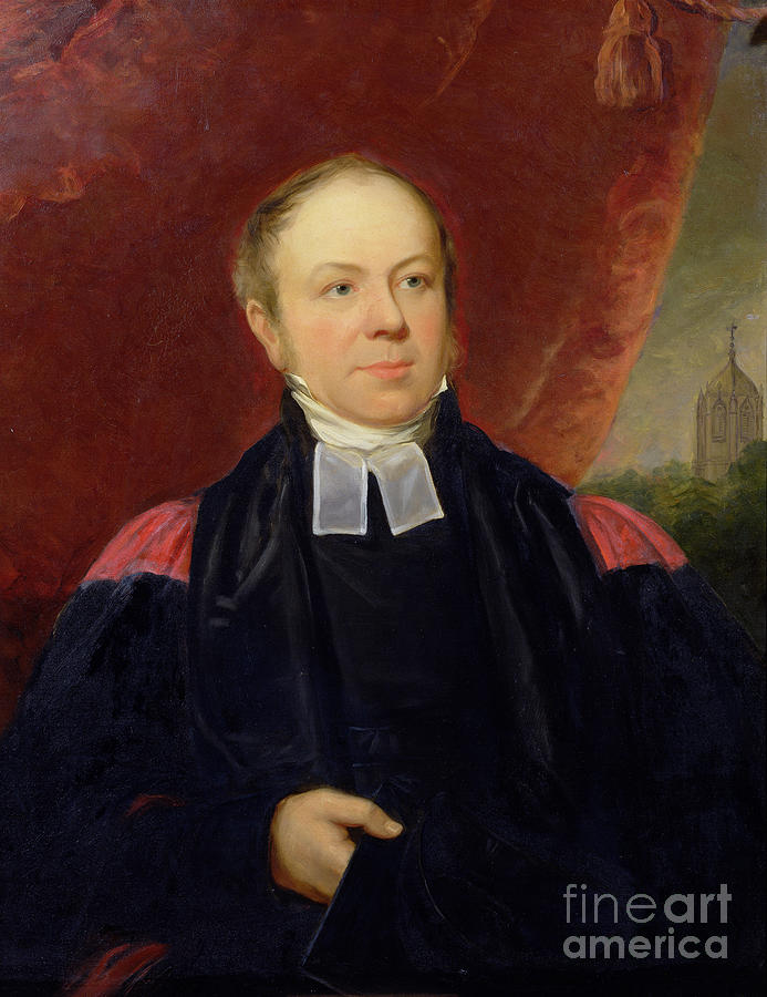 Portrait Of William Buckland Painting by Samuel Howell