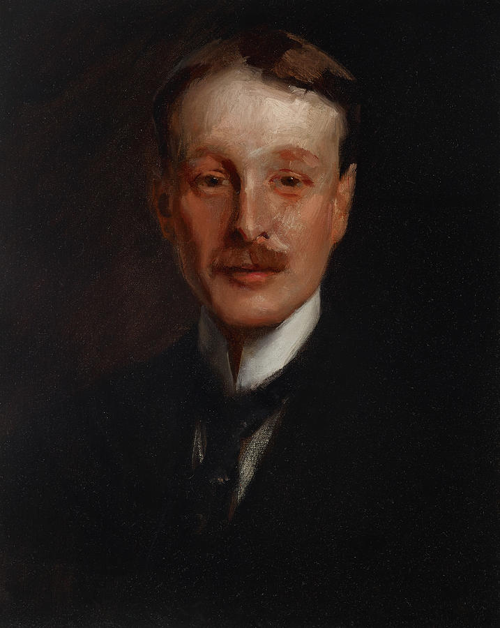 William Merritt Chase Painting - Portrait of William Francklyn Paris by William Merritt Chase