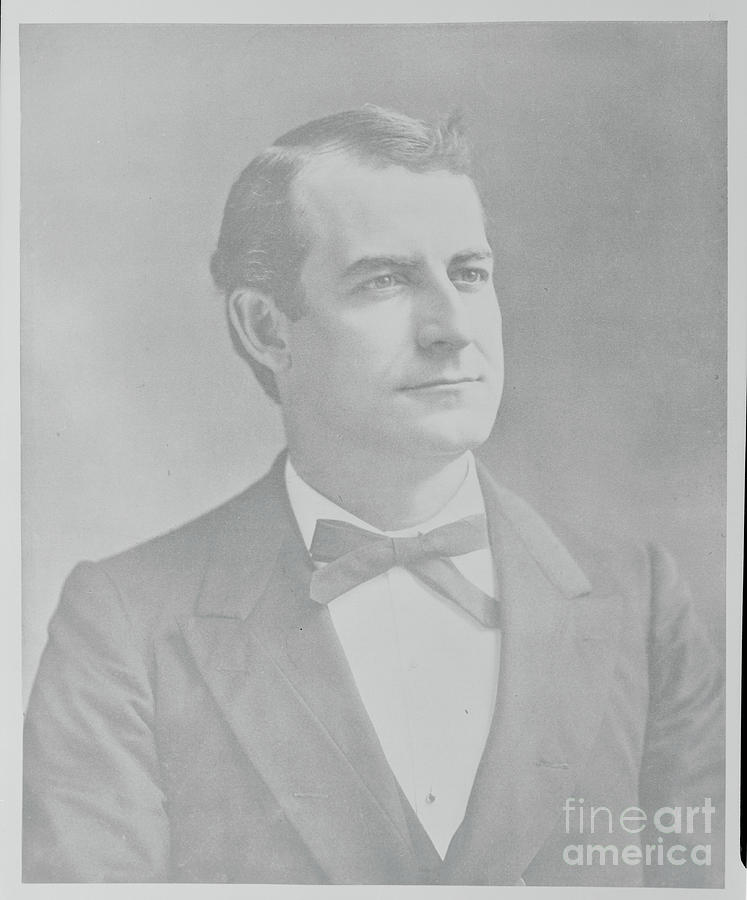 Portrait Of William Jennings by Bettmann