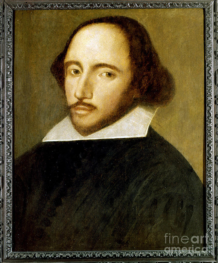 Portrait Of William Shakespeare Painting by Unknown Artist - Fine Art ...