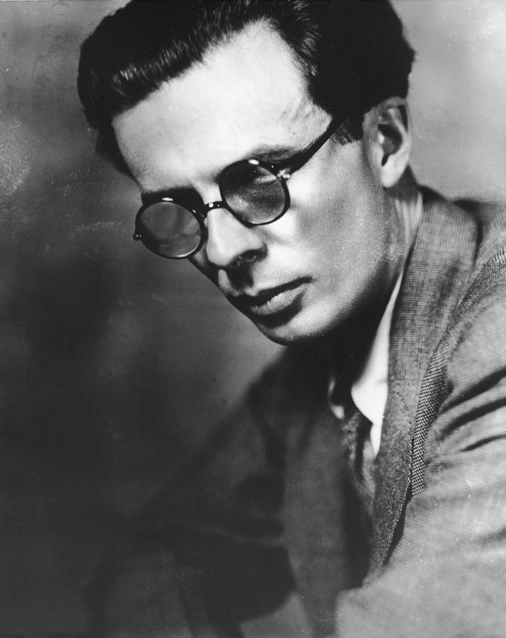 Portrait Of Writer Aldous Huxley Photograph by Frederic Lewis