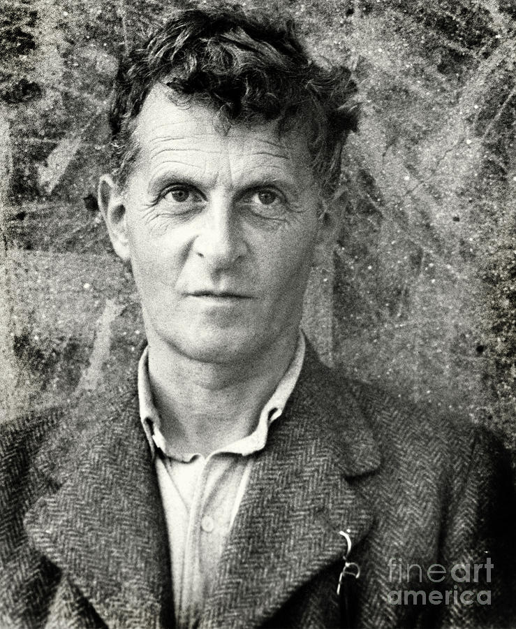 Portrait Photograph - Portrait photo of Ludwig Wittgenstein by English School