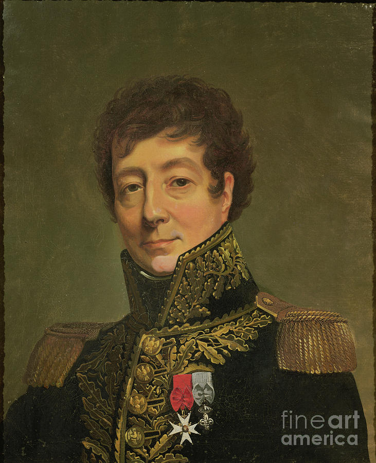 Portrait Presumed To Be Louis De La Rochjaquelein Painting by French ...