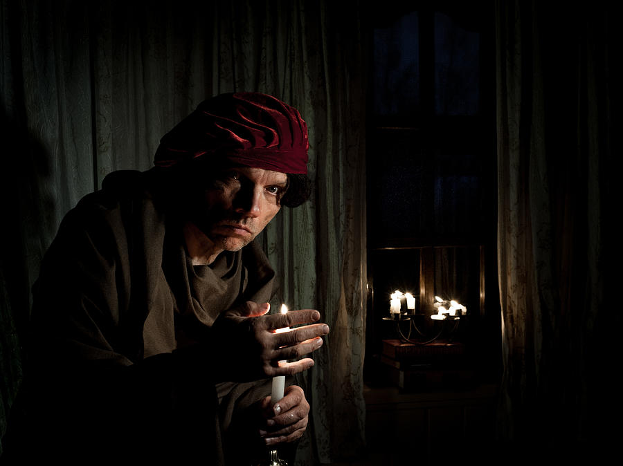 Portrait With A Candle. Photograph by Viktor Cherkasov