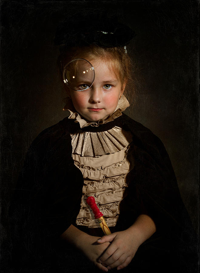Portrait With Bubble Photograph by Svetlana Melik-nubarova