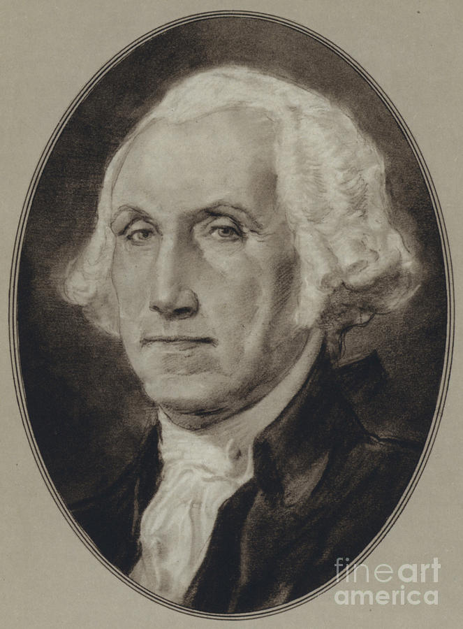 Portraits Of American Statesmen, George Washington Painting by Gordon Ross