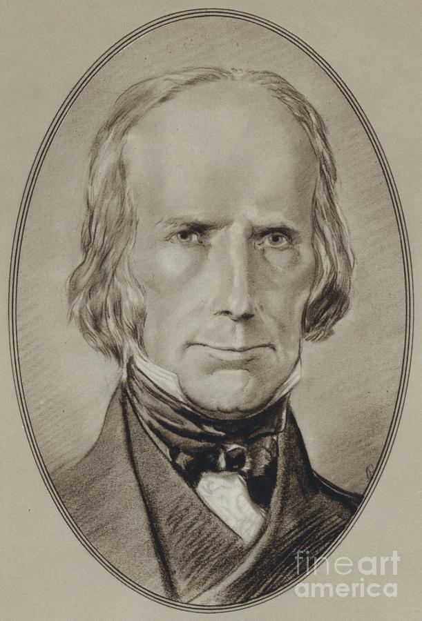 Portraits Of American Statesmen, Henry Clay Painting by Gordon Ross