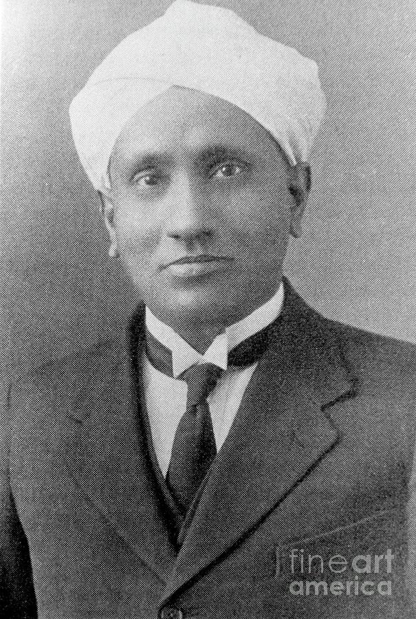 Portriat Of The Indian Physicist C.v. Raman Photograph by Science Photo Library