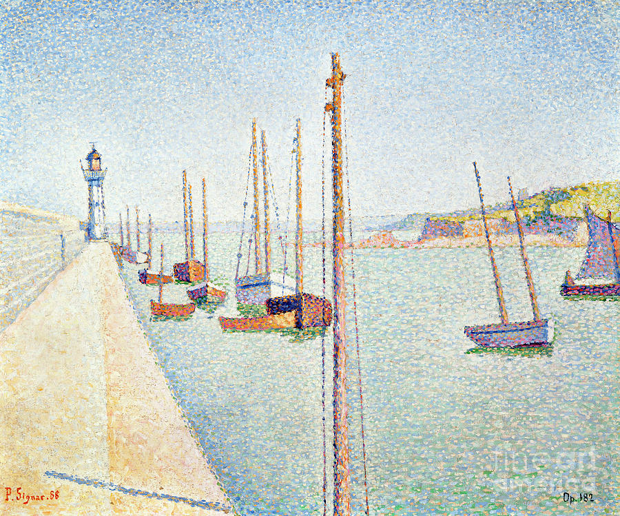 Portrieux, Brittany, 1888 Painting by Paul Signac