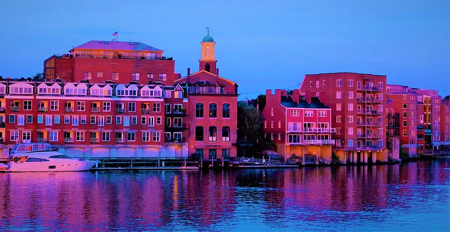 - Portsmouth NH Waterfront - Sunrise Photograph by - Theresa Nye | Pixels