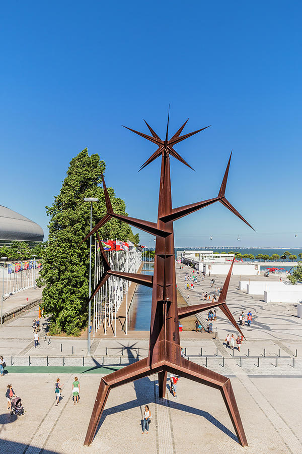 Portugal, Distrito De Lisboa, Lisbon, Parque Das Naes, Parque Das Naes (park Of The Nations) Digital Art by Massimo Borchi