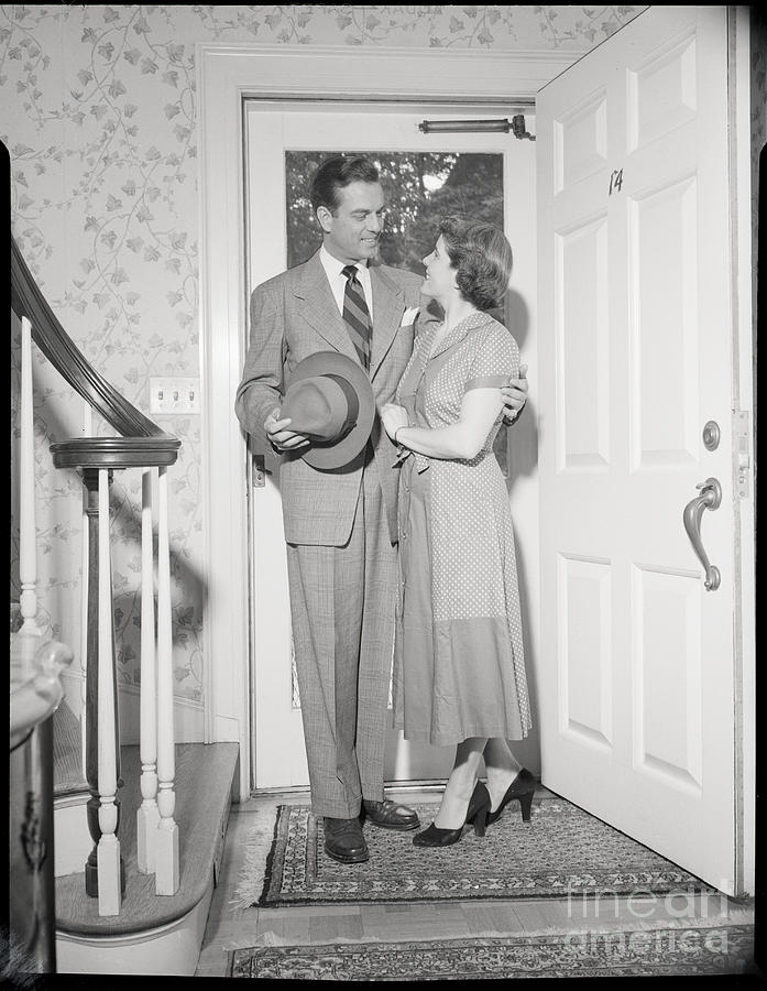 Posed Photo Of Domestic Bliss, 1950 Photograph by Bettmann