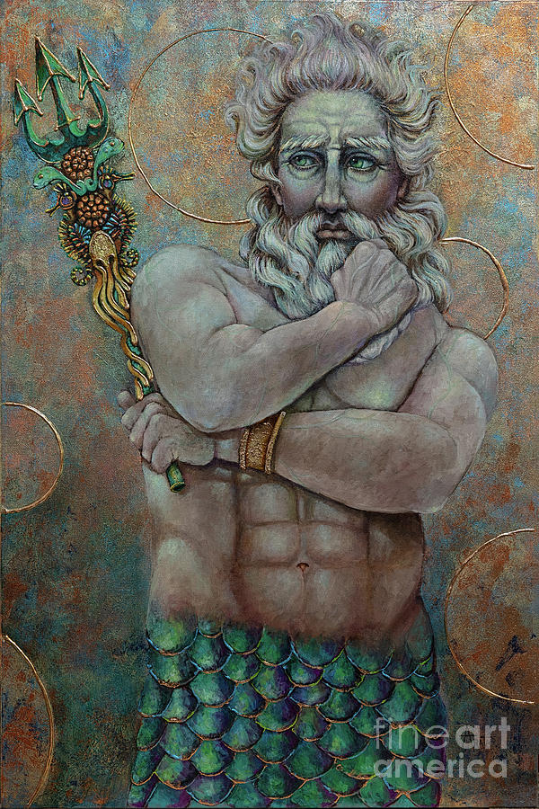  Poseidon  Painting by Geraldine Arata