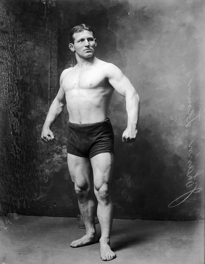 Posing Wrestler Photograph by Topical Press Agency