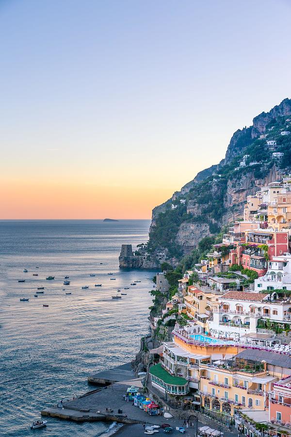 City Photograph - Positano, Amalfi Coast, Campania, Italy by Ronnybas
