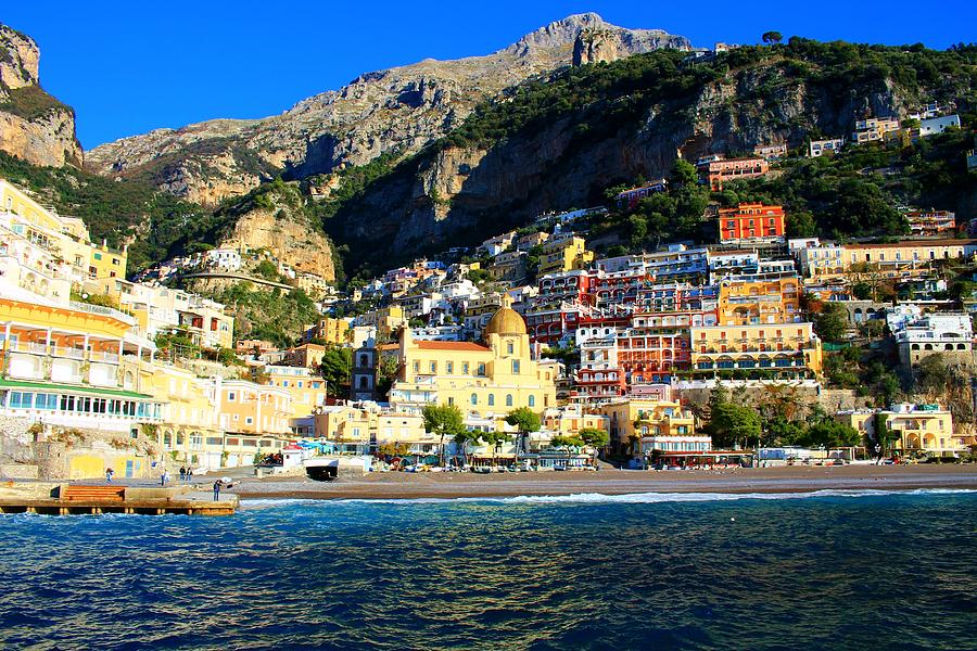 Positano by the Sea Photograph by Catie Canetti