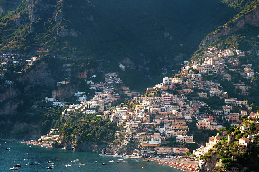 Positano In The Heart Of The Amalfi Photograph by Stuart Mccall