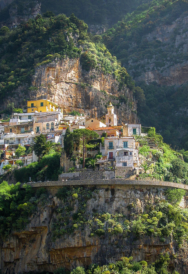 Positano Italy Cliffs Photograph by Ginger Stein