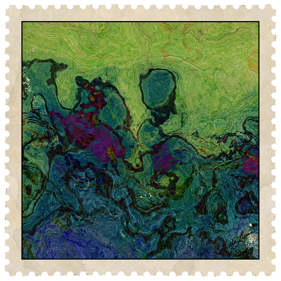 Stamp Mixed Media - Postage 4 by Judi Lynn