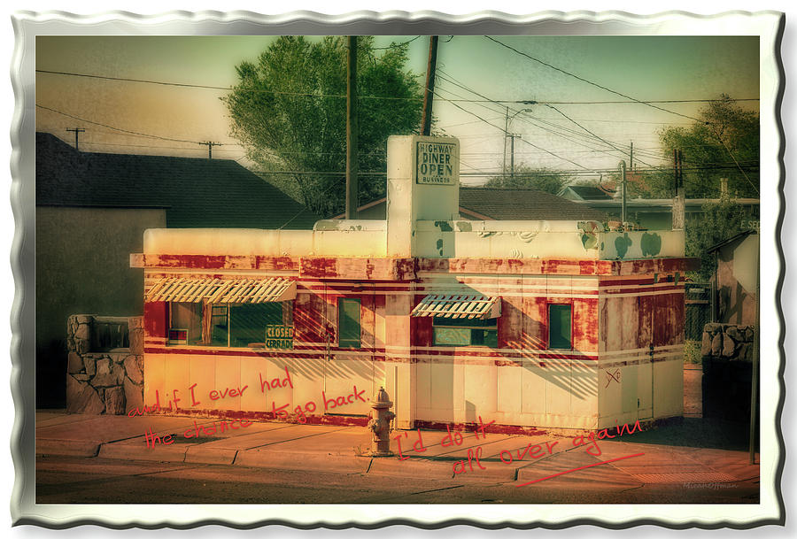 Postcard for you N4 - The Diner Photograph by Micah Offman