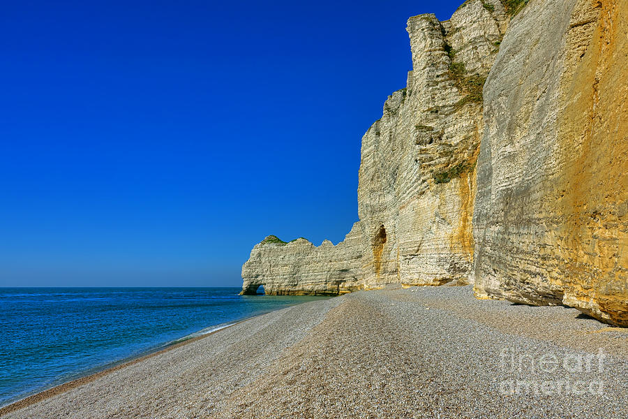 Postcard from Etretat Photograph by Olivier Le Queinec