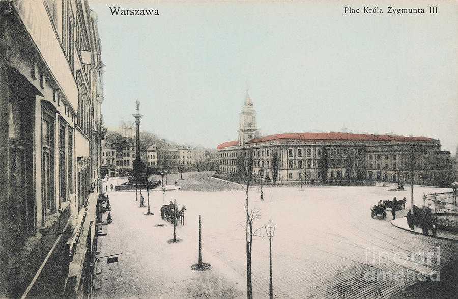 Postcard Showing Street Of Warsaw Photograph by Bettmann