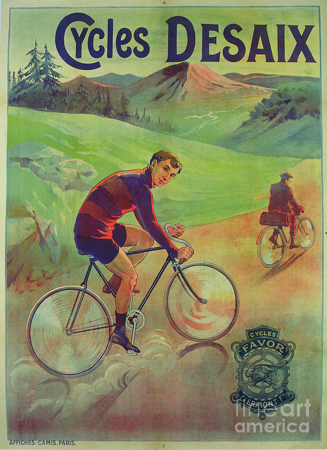 Poster Advertising Cycles 'desaix' Drawing by French School - Fine Art ...