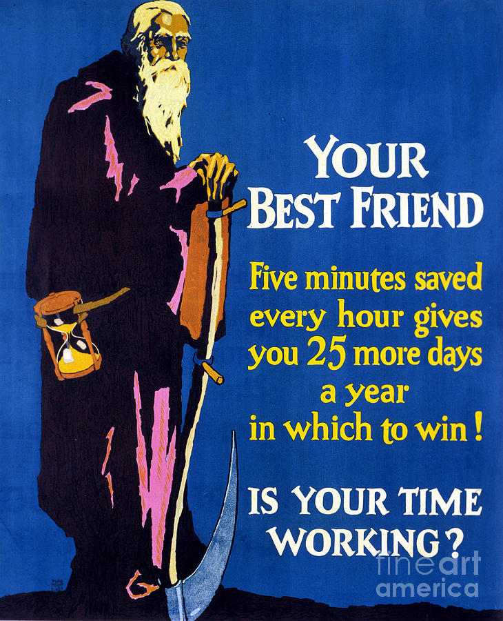 Poster After The Great Crisis Of 1929 Encouraging Savings And Entrepreneurship Drawing by American School