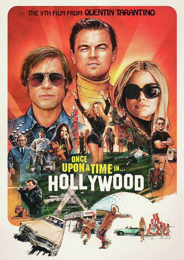 Poster Art Once Upon A Time In Hollywood Digital Art by Lestari Tedjo Poster Art Once Upon A Time In Hollywood Digital Art by Lestari Tedjo