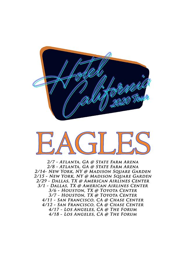 Poster Eagles Hotel California 2020 iPhone 13 Case by Ahok Basuki