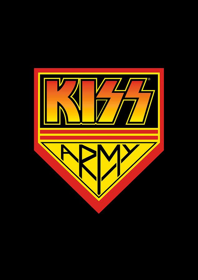 KISS Army Logo Sticker 