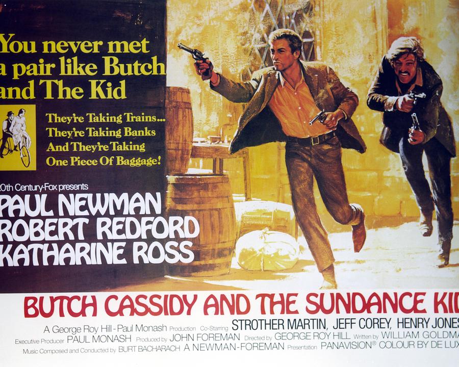 Poster Of Butch Cassidy And The Sundance Kid Photograph by Globe Photos ...